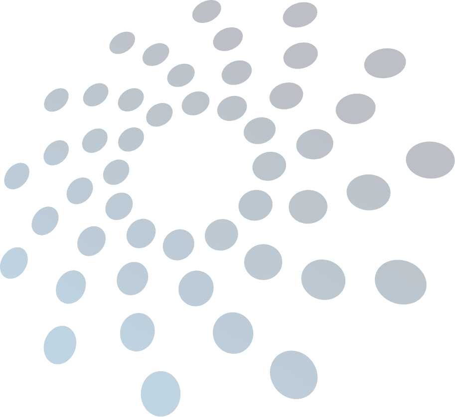 background graphic where circles are moving around in a circle